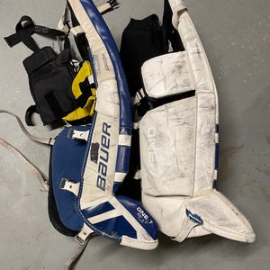 Used 30" Bauer One.7 Goalie Leg Pads