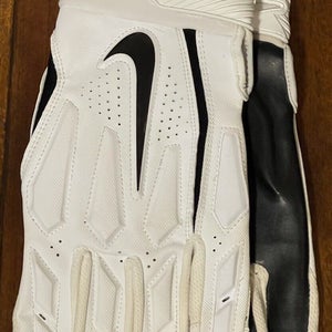 NWT men's 3XL nike D-TACK 6.0 Padded Lineman White/black Football Gloves