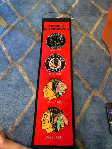 Chicago Blackhawk banner