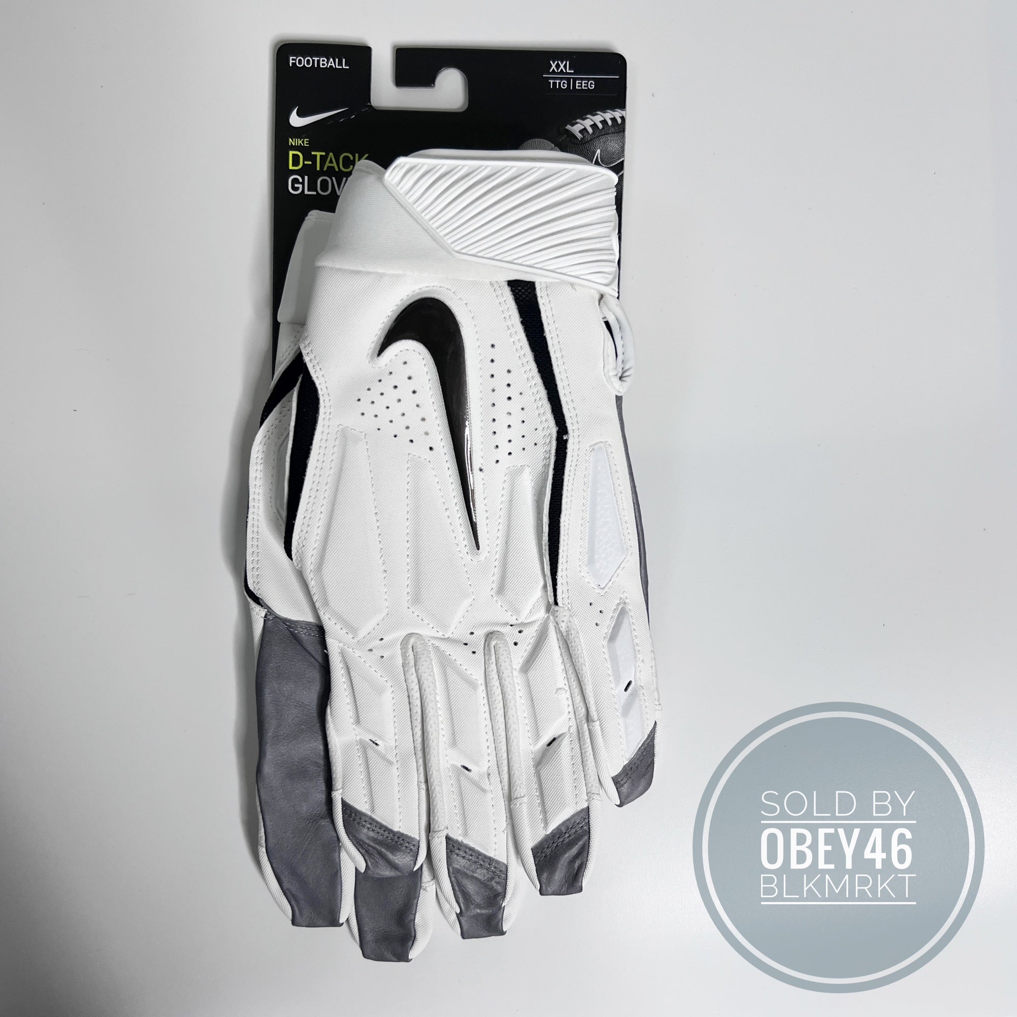 Nike Nike D-Tack x Off-White™ Football Gloves Size XL