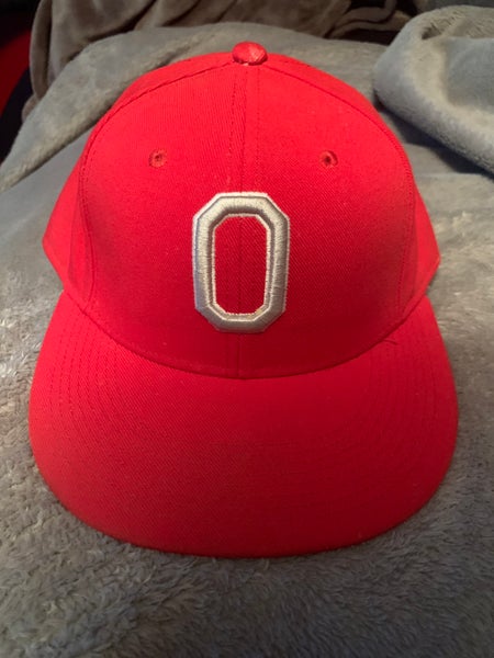 Ohio State Buckeyes Nike AeroBill Block O Fitted Hat