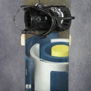 BURTON BULLET SNOWBOARD SIZE 159 CM WITH RIDE EXTRA LARGE BINDINGS