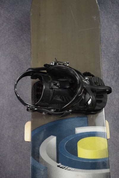 BURTON BULLET SNOWBOARD SIZE 159 CM WITH RIDE EXTRA LARGE BINDINGS