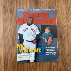 Boston Red Sox Mo Vaughn MLB BASEBALL 1995 Sports Illustrated Magazine!