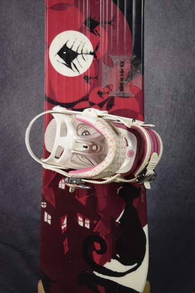 SALOMON MAIDEN 147cm✖️BURTON MISSION サイズS SALOMON MAIDEN SNOWBOARD SIZE 147 CM WITH SIMS MEDIUM BINDINGS