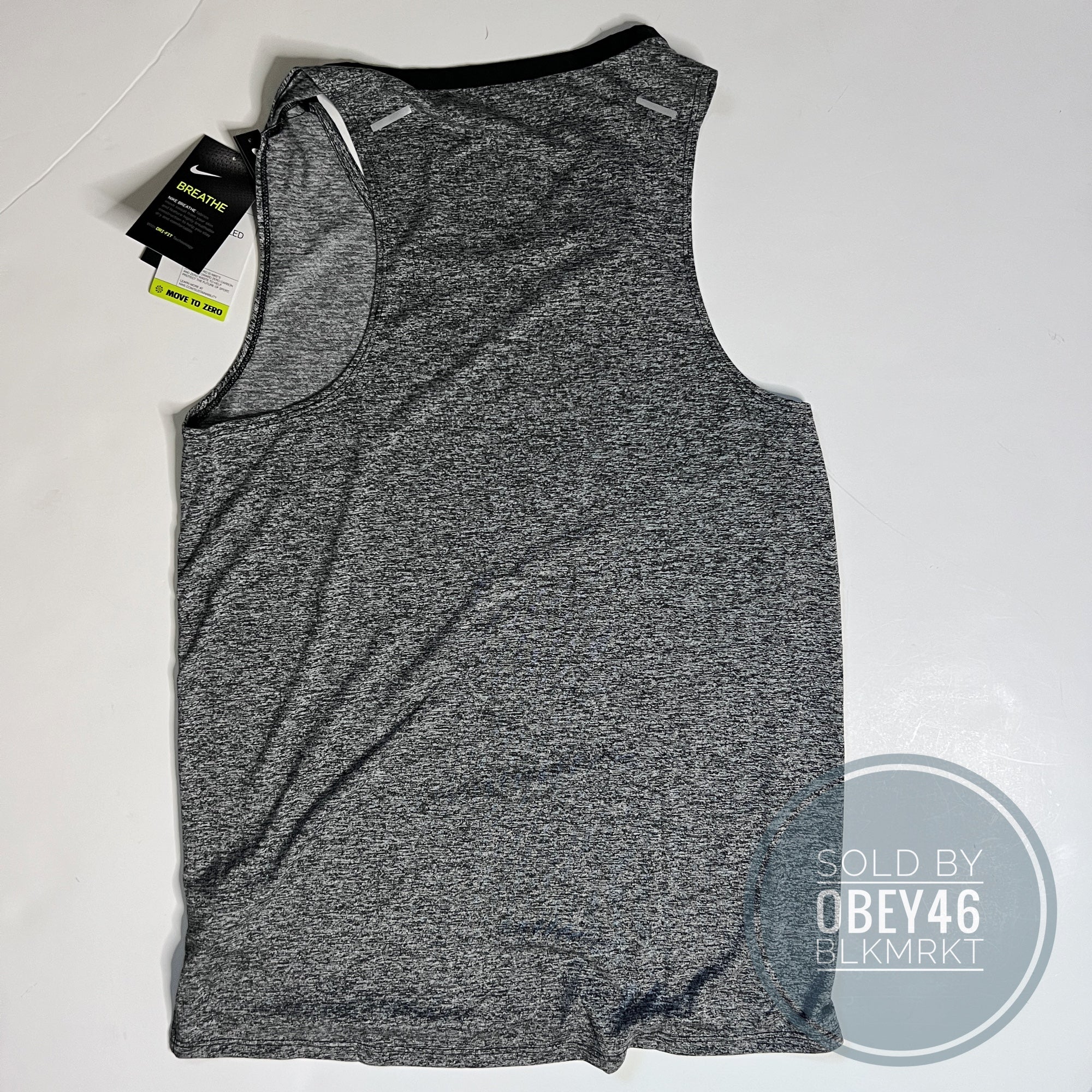 Nike Running - Men - Rise 365 logo-print Dri-Fit Tank Top Neutrals - L