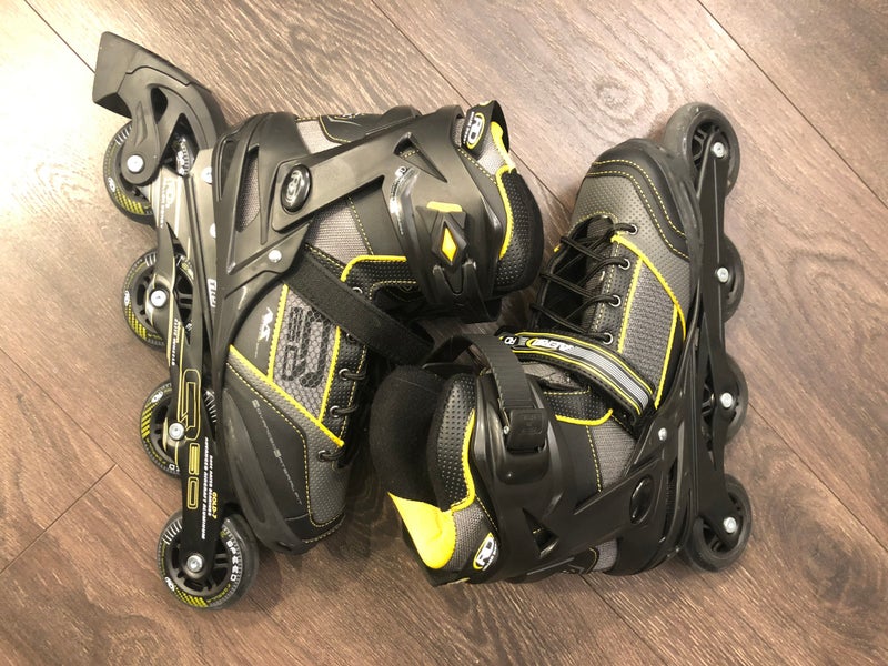 Roller Derby AERIO Q-60 Men's Inline Roller Skates Indoor Outdoor Blades Size 9