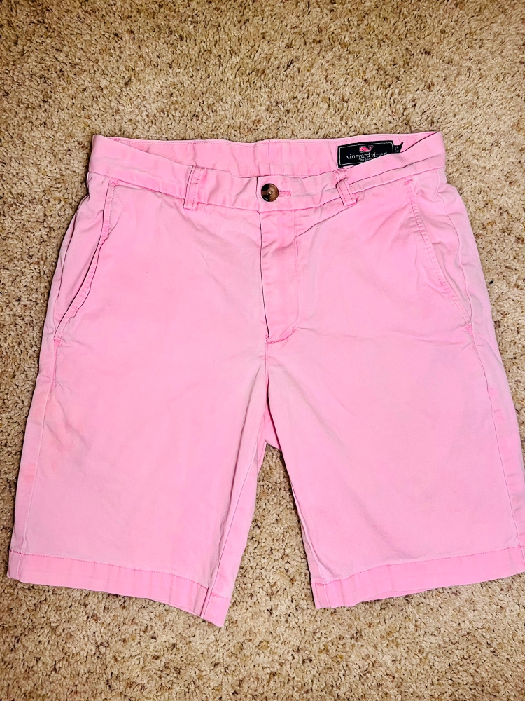 Pink Vineyard Vines Khaki Shorts