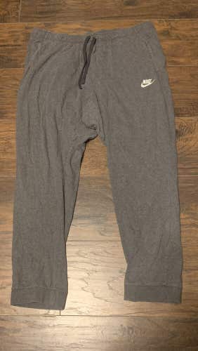 Nike Sportswear Club Jersey Performance Charcoal Heather Jogger sweatpants Sz XL