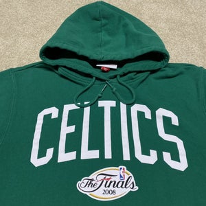 Boston Celtics Sweatshirt Men Medium Adult Green Mitchell Ness NBA Basketball