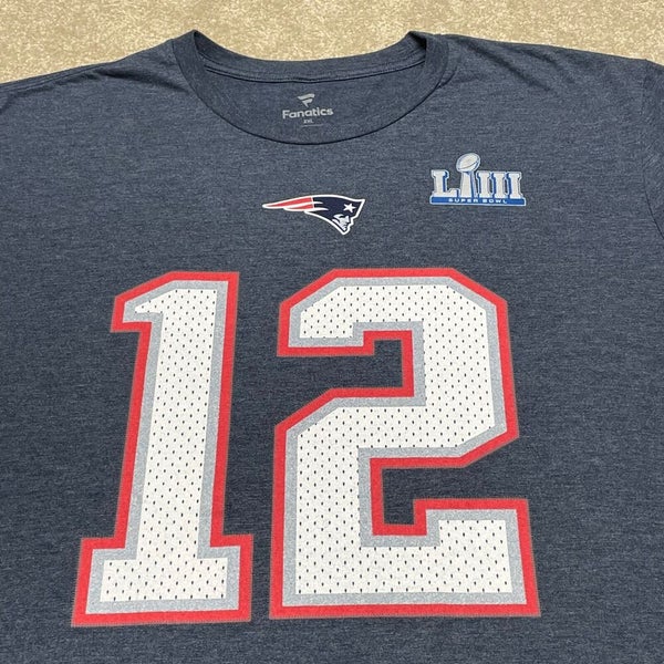 Men's New England Patriots Tom Brady Nike White Super Bowl LIII