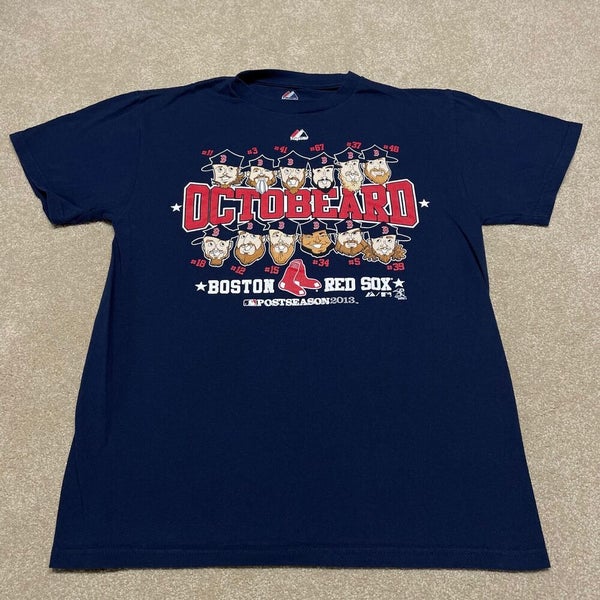 Boston Red Sox T Shirt Men Medium Adult Red MLB Baseball 2013 World Series  USA