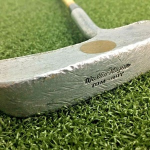 Walter Hagen Tom-Boy Putter  / RH / Plastic Coated Steel ~35" / Leather / mm6968