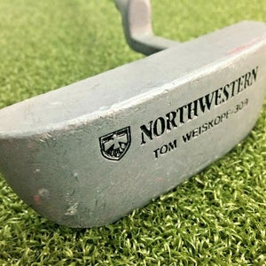 Northwestern Tom Weiskopf-309 Putter RH Steel ~35" / Good Original Grip / mm6966