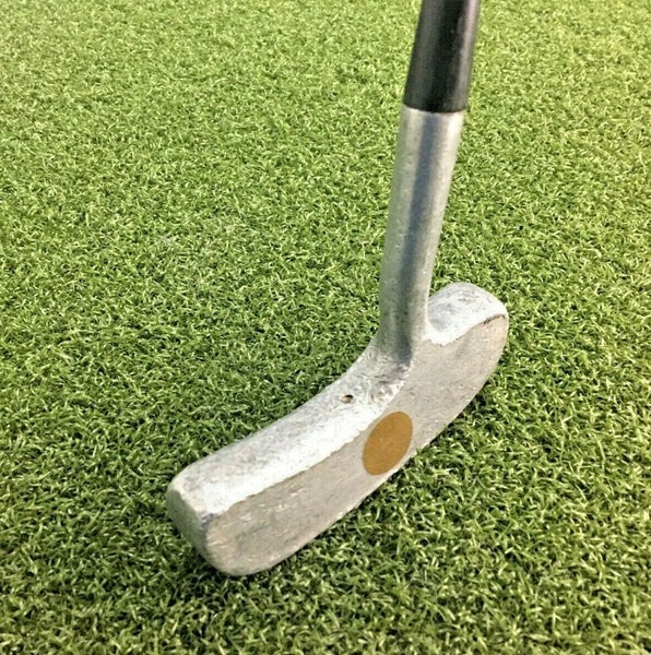 Walter Hagen Tom-Boy Putter  / RH / Plastic Coated Steel ~35" / Leather / mm6968