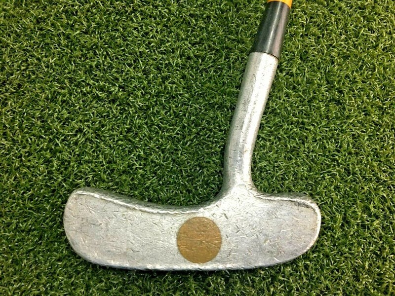 Walter Hagen Tom-Boy Putter  / RH / Plastic Coated Steel ~35" / Leather / mm6968