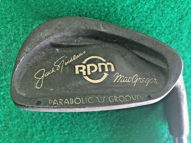 MacGregor RPM Jack Nicklaus Parabolic Pitching Wedge RH Stiff Steel ~35" /mm0512