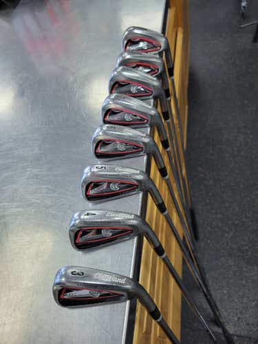 Used Cleveland Cg7 Tour 3i-pw Regular Flex Steel Shaft Iron Sets