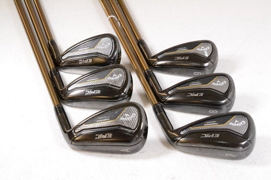 Callaway Epic Star Forged 7-PW,SW,AW Iron Set Right Ladies Graphite # 144333