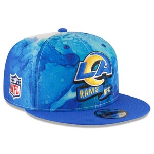 2022 Los Angeles Rams LA New Era 9FIFTY NFL Sideline Ink Dye Snapback Hat Cap