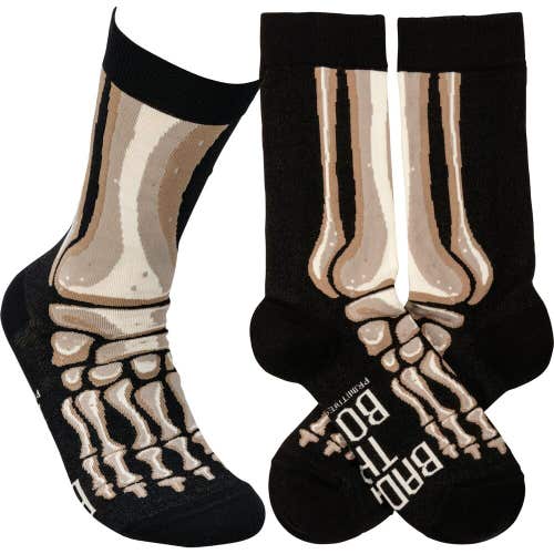 Bad To The Bone Socks - Adult Unisex Theme Socks
