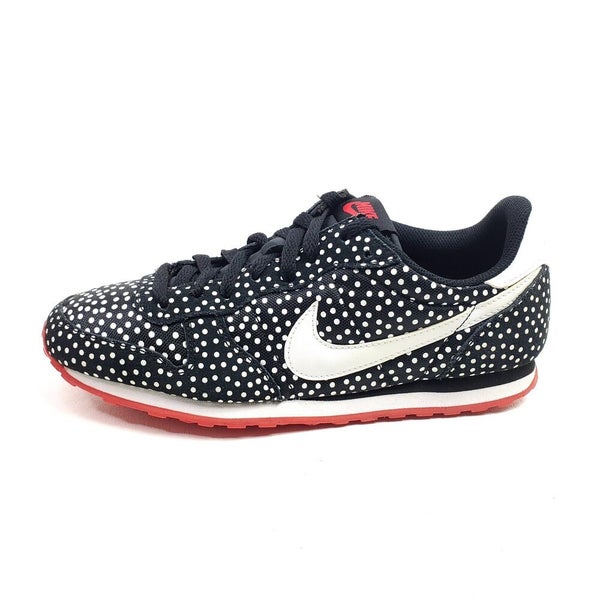 gave Brig fryser Nike Cortez Genicco Womens Shoes Polka Dot Sneakers Black Size 9.5  705283-016 | SidelineSwap