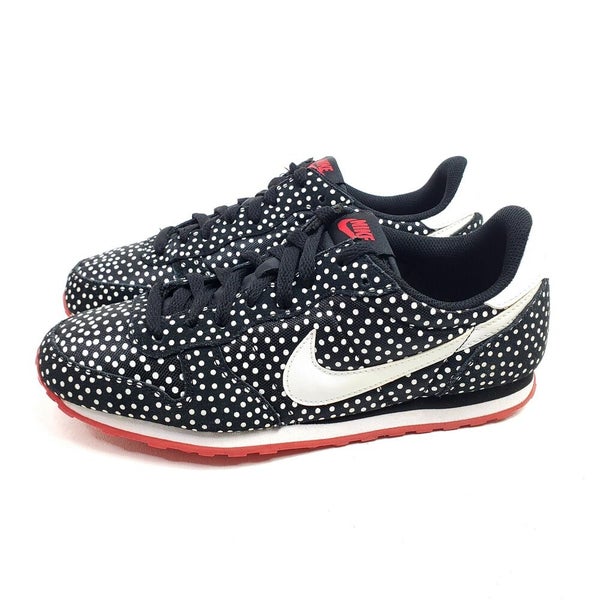 Nike Cortez Genicco Womens Polka Sneakers Black Size 9.5 705283-016 | SidelineSwap