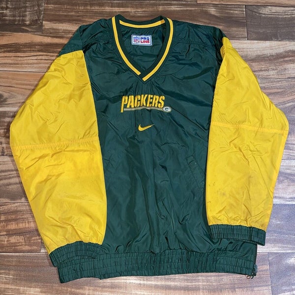 Green Bay Packers Pro Line Leather Starter Jacket (M) – Retro Windbreakers