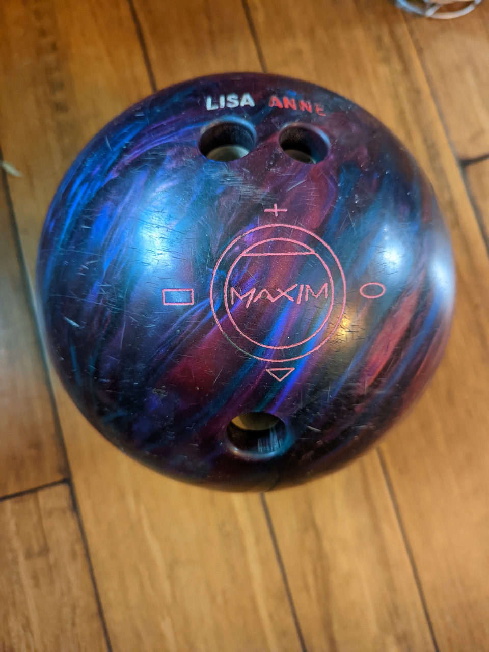 Used ebonite maxim 12lb bowling ball