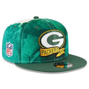 2022 Green Bay Packers New Era 9FIFTY NFL Sideline Ink Dye Snapback Hat Cap