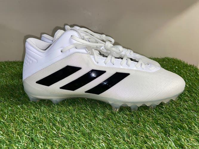 Men's Adidas FX1307 Freak Mid Football Cleats Shoes White Black Size 13 NEW
