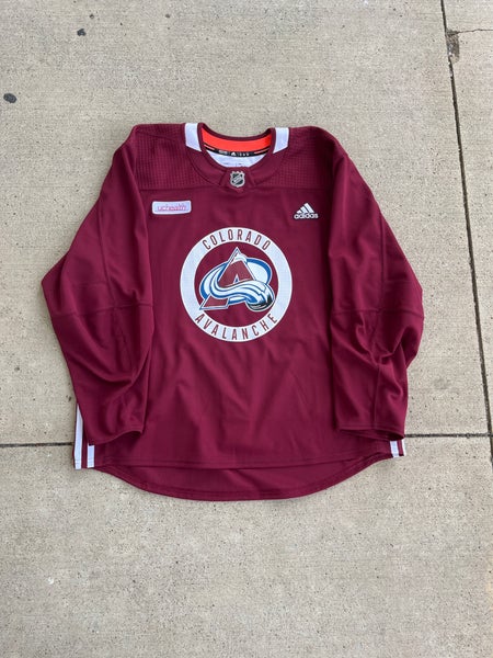 New Adidas Colorado Avalanche Team Issued MIC Authentic Practice Jersey  Size 56 Pro Stock