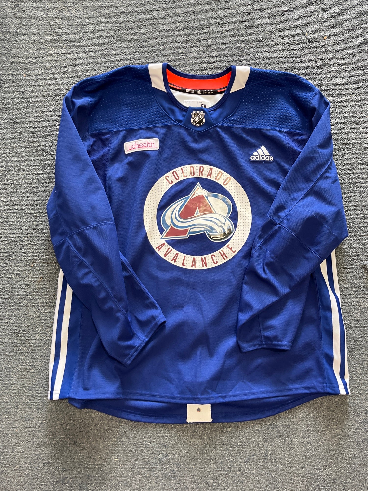 New Adidas Colorado Avalanche Team Issued MIC Authentic Practice Jersey  Size 56 Pro Stock | SidelineSwap
