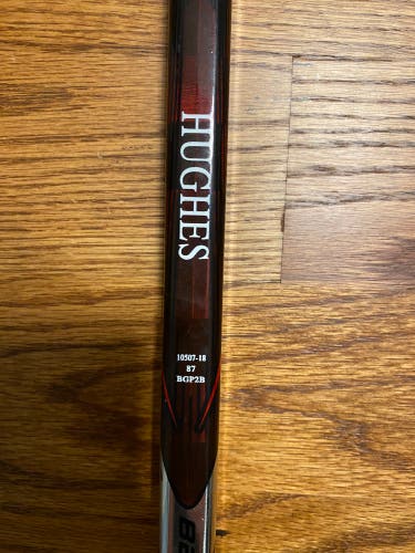 Quinn Hughes Autographed Game Used Stick(Price Negotiable)