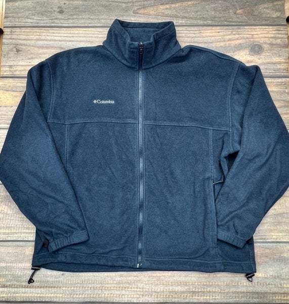 Columbia Vertex Core Full Zip Fleece Navy with Zip Pockets