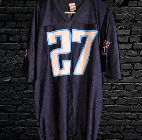 VINTAGE PUMA EDDIE GEORGE TENNESSEE TITANS JERSEY