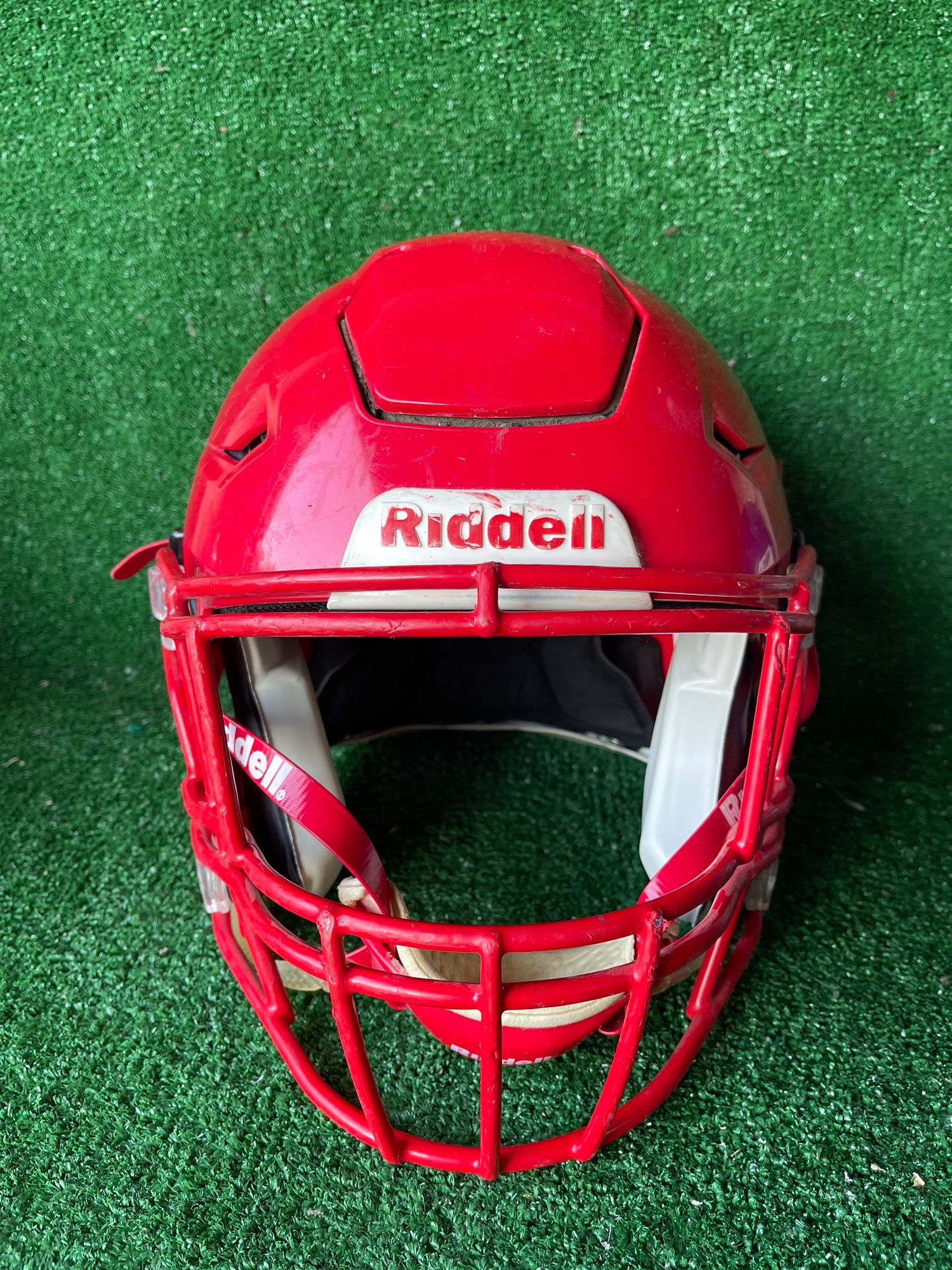 Riddell SpeedFlex Black Out - Adult Matte Scarlet / X-Large