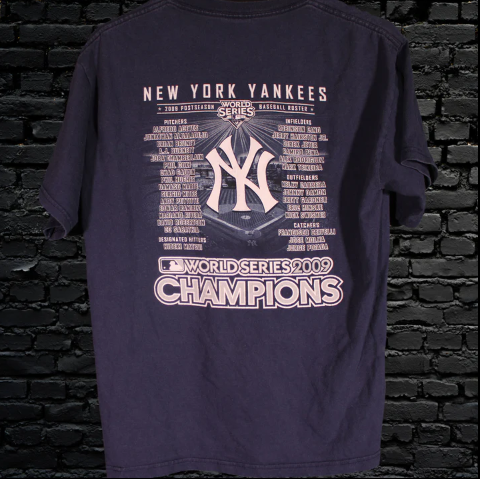 Nike New York Yankees Baseball Jersey Medium Black Pullover MLB Baseball NY  NWT
