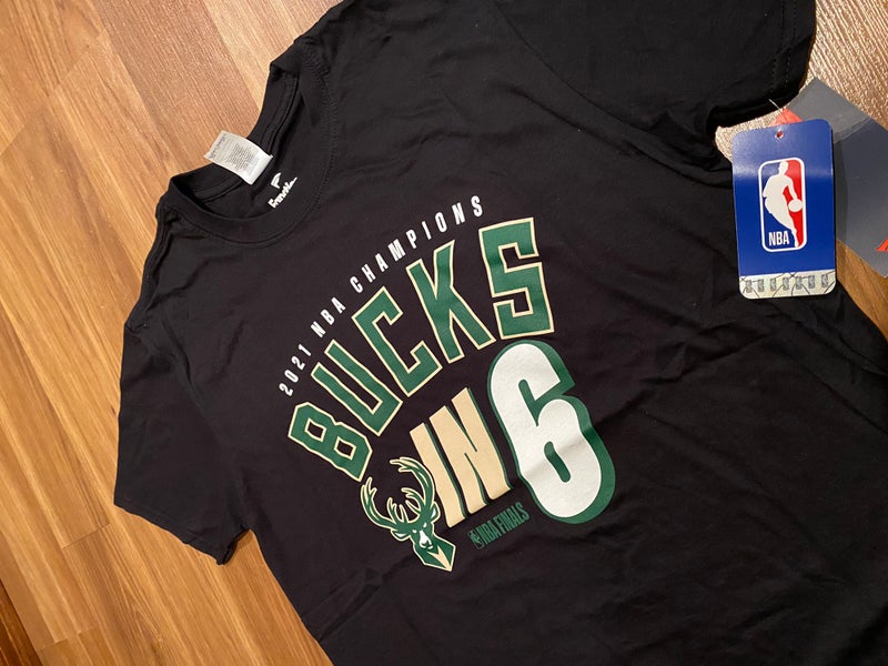 New Milwaukee Bucks 2021 NBA Championship Fanatics 'Bucks in 6