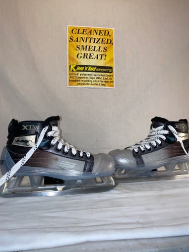 Used Nike Bauer Vapor XIV Size 4 D Ice Hockey Goalie Skates