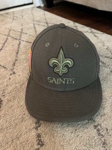 New Orleans Saints Camo Team-Issued Hat