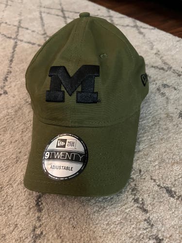 University of Michigan Wolverines Military Green Hat BRAND NEW