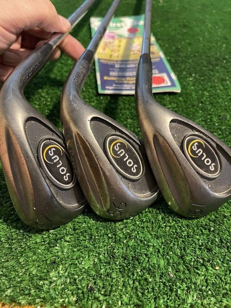 Solus Wedge Set (47* PW 56* SW & 61* LW) Wedge Flex Steel