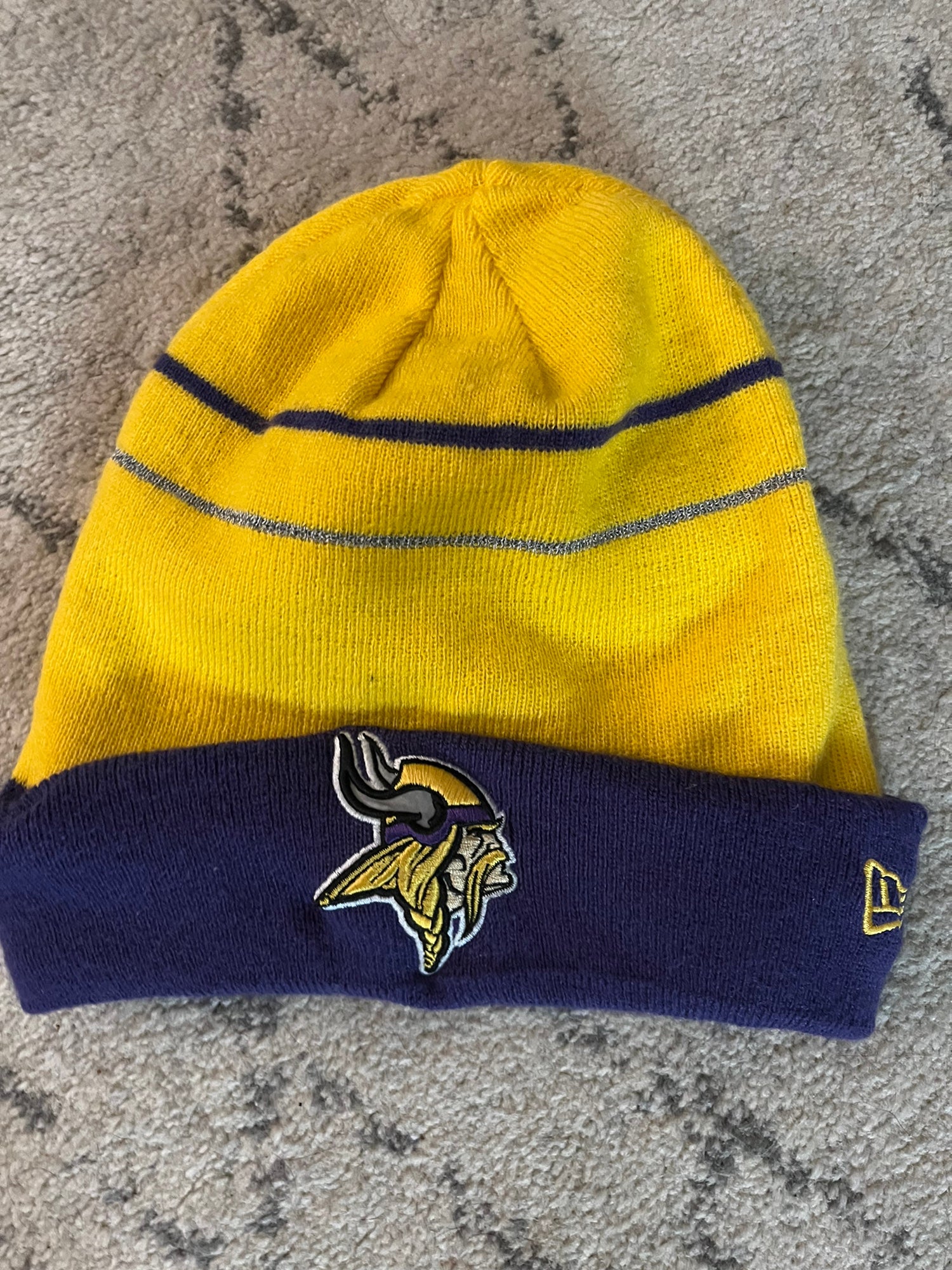 Men's '47 Black Minnesota Vikings Secondary Basic Cuffed Knit Hat