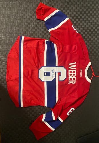Authentic Shea Weber Autographed Jersey(Price Negotiable)