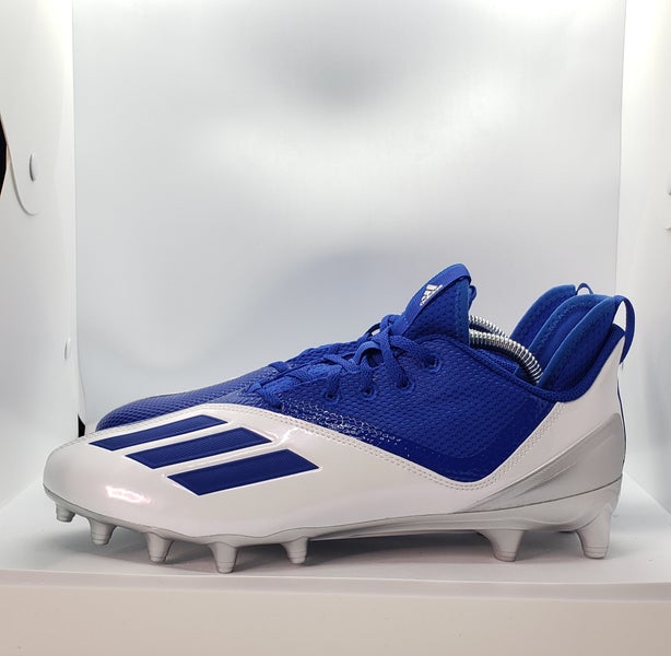 Adidas Adizero Scorch Football Cleats GZ0408 Mens Size 12 Royal Blue Silver