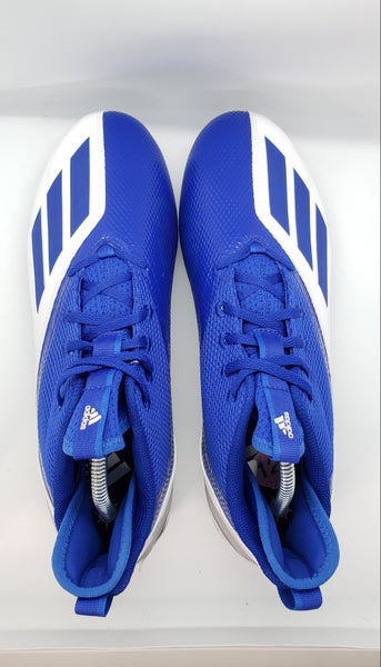 Adidas Adizero Scorch Football Cleats GZ0408 Mens Size 12 Royal Blue Silver