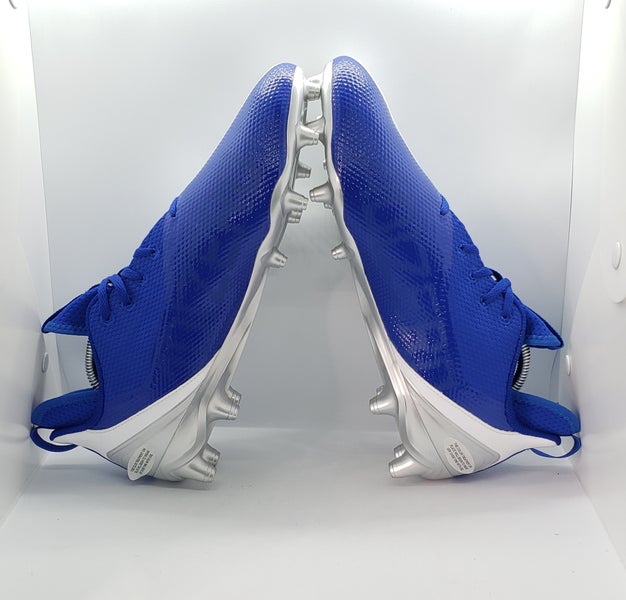 Adidas Adizero Scorch Football Cleats GZ0408 Mens Size 12 Royal Blue Silver