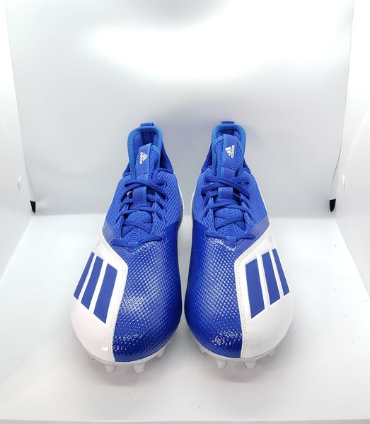 Adidas Adizero Scorch Football Cleats GZ0408 Mens Size 12 Royal Blue Silver