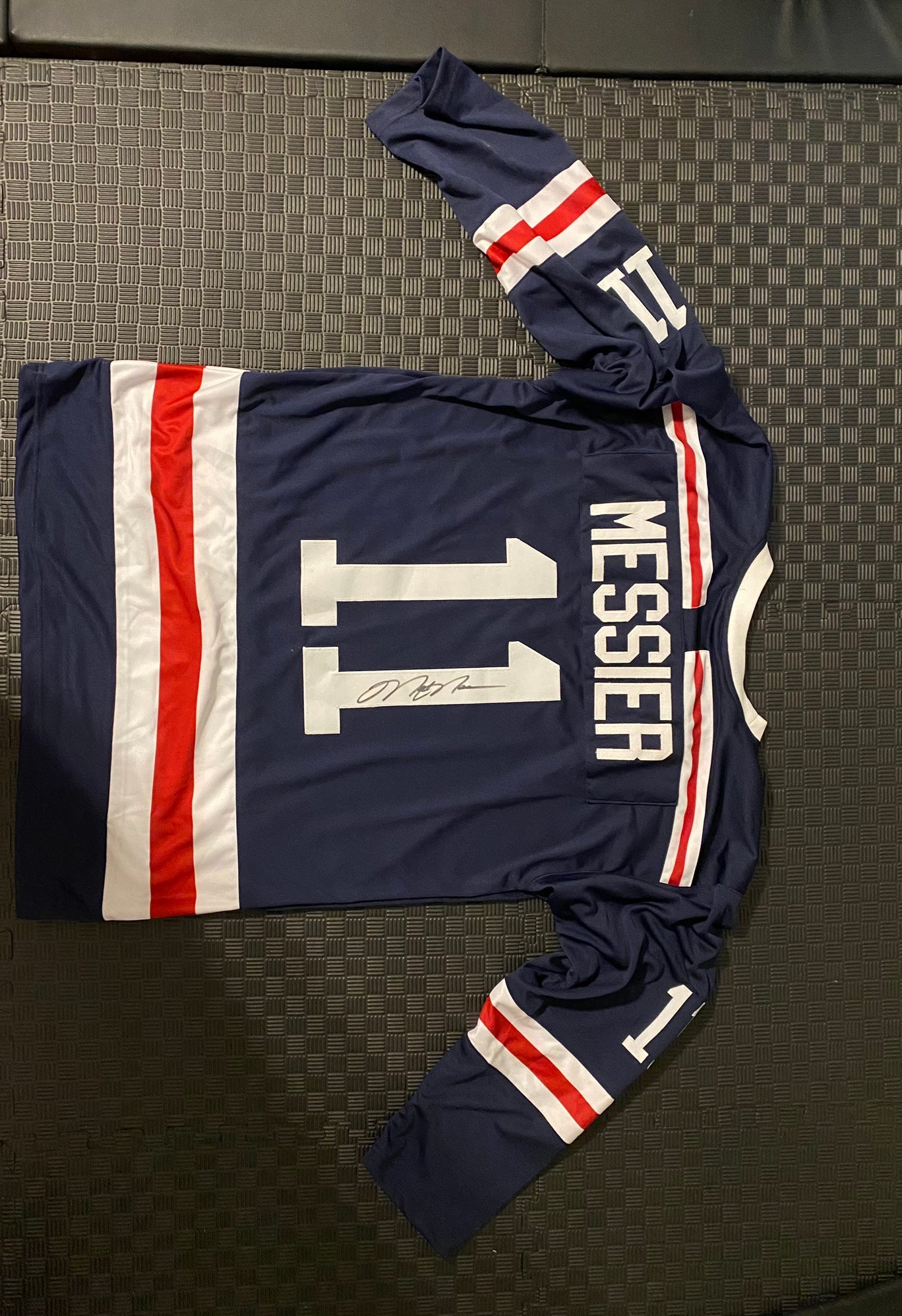 Mark Messier New York Rangers Autographed Blue Fanatics Breakaway Jersey
